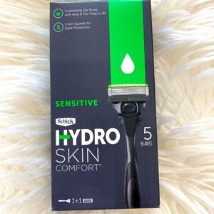 NEW Schick Hydro Skin Comfort Sensitive Skin Shaving Razor